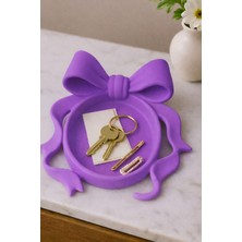 Özgürce Fiyonk Detaylı Dekoratif Takı ve Anahtarlık Tepsisi, Şık ve Fonksiyonel Tasarım