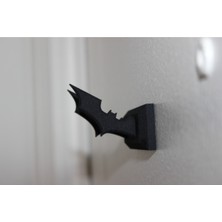 Özgürce 2'li Batman Yapışkanlı Anahtar Askısı, Duvara Monte Anahtar Tutucu