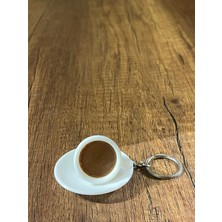 Özgürce Mini Kahve Fincanı Anahtarlık Seti, Şık ve Dekoratif Aksesuarlar
