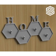 Özgürce Şık 3D Baskı Anahtar Askılığı, Duvar Için Modern Tasarım