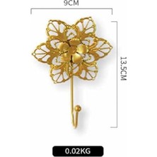 Özgürce Metal Yaprak Duvar Askılığı, Banyo ve Mutfak Dekoratif Askı, Şık ve Fonksiyonel