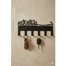 Özgürce Nazarlık Şeklinde Metal Anahtarlık, Dekoratif ve Şık Tasarım