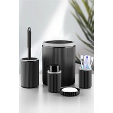 Koçtaş 5 Li Banyo Seti Siyah