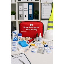 Doğal Eczane Denetim Ilk Yardım Seti Yönetmelik Uyumlu Denetime Uygun Acil Durum Çantası 50 Parça