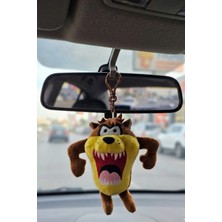 Özgürce Sevimli Canavar Figürlü Araç Dikiz Aynası Süsü ve Peluş Anahtarlık