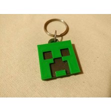 Özgürce Yeşil ve Kırmızı Minecraft Anahtarlık Çift Paket Seti