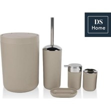 PremiumPort 5 Parça Banyo Takımı Yuvarlak Modern Tasarım Şık ve Kullanışlı