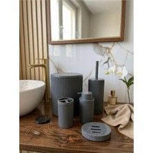 PremiumPort Şık ve Fonksiyonel 5 Parça Banyo Seti, Modern Tasarım ve Kalite