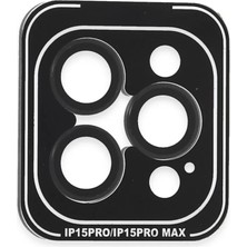 LTG Nova Iphone 15 Pvd Metal Kamera Lens - Siyah