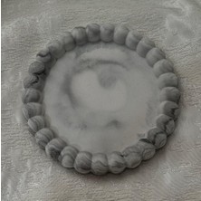 Özgürce El Yapımı Taş Toz Tepsi, Mum Altlığı, Takı ve Anahtarlık Düzenleyici