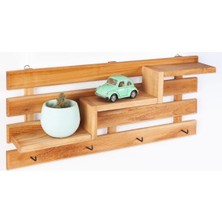 Özgürce Ahşap Dekoratif Anahtarlık ve Askısı, Duvar Rafı, Merdiven Tasarımı