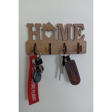 Özgürce Dekoratif Ahşap Anahtar Askısı ve Pano - Şık ve Fonksiyonel Tasarım