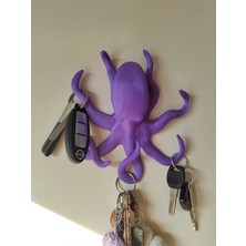 Özgürce Eğlenceli Ahtapot Şeklinde Anahtar Askısı, Ev ve Ofis Dekoru