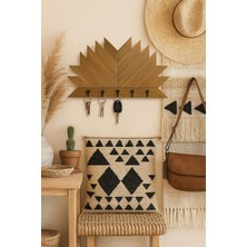 Özgürce Ahşap Anahtarlık Hol Antre Dekoratif Anahtar Askısı, Şık Duvar Dekoru