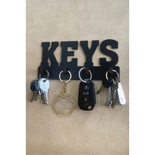 Özgürce Ahşap Anahtar Askısı ve Key Holder, Şık ve Kullanışlı Tasarım