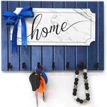 Özgürce Şık Yazılı Kurdeleli Dekoratif Hol Anahtarlık, Ev ve Ofis Dekoru