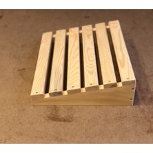 Özgürce Şık ve Dayanıklı 35X35CM Masa Altı Ayaklık Standı, Şeffaf Tasarım