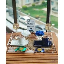 Özgürce Şeffaf Sunum Tepsisi 35X25 Cm, Pleksi, Hafif ve Şık Tasarım