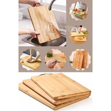 Özgürce Çelik Saplı Kesme Tahtası 20X30, Peynir ve Sebze Sunumu Için Ideal