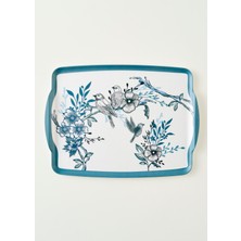 Özgürce Mavi Melamin Tepsi, 42X31 Cm, Şık ve Dayanıklı Ev Aksesuarı