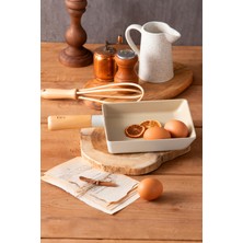 Özgürce Fika 15 cm Alüminyum Döküm Omlet Tava Bej
