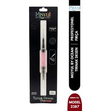 Misyul Tırnak Desen Fırçası Tekli Çift Taraflı Pembe MIS-2387