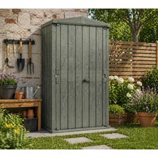 Csb Store Stora Plus 1670 Lt Dış Mekan Bahçe Depolama Dolabı – Su Geçirmez Çatılı Bahçe Dolabı