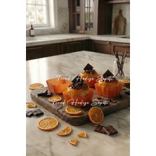 Özgürce Mini Kare Cupcake Kapsülü, Yağ Geçirmez, Premium, Lokmalık Sunum Kağıdı