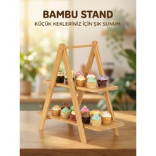 Özgürce Bambu 2 Katlı Dikdörtgen Baharat Düzenleyici Organizer