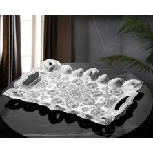 Özgürce Şık Metal Dikdörtgen Tepsi, Zarif ve Dayanıklı Tasarım