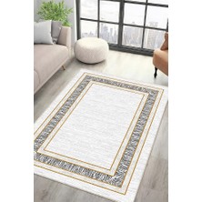 Lioara Home Modern Dijital Baskı Halı |  Yıkanabilir Kaymaz Taban Salon & Yatak Odası Halısı