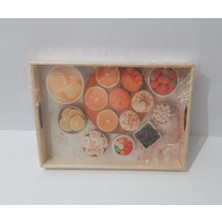 Özgürce El Işçiliği Ahşap Servis Tepsisi – Şık ve Dayanıklı Tasarım