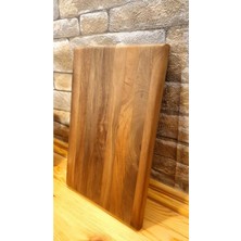 Özgürce Doğal Ahşap Küçük Boy Kesme ve Sunum Tahtası 30X20 cm