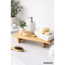 Özgürce Bambu Dikdörtgen Sunum ve Kesme Tahtası 33X15 Cm, Şık ve Dayanıklı