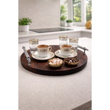 Özgürce Şık ve Fonksiyonel Çay Kahve Sunum Tepsisi, Pratik Kullanım Için Ideal