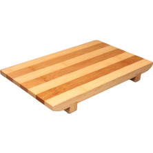 Özgürce Bambu Sushi Tabağı 240X150MM, Şık ve Doğal Sunum Için Ideal Seçim