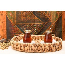 Özgürce El Yapımı Hasır Oval Tepsi 36X27X5CM, Şık ve Fonksiyonel Tasarım