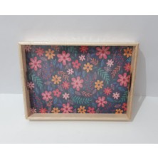 Özgürce Şık Ahşap Servis Tepsisi, Dayanıklı ve Estetik Tasarım