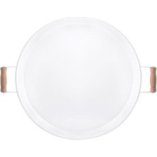 Özgürce Beyaz Ahşap Kulplu 36CM Tepsi, Zarif ve Şık Sunum Sağlar