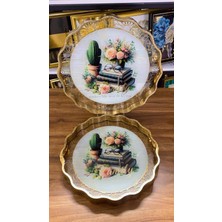 Özgürce Modern Milano Ahşap 2'li Tepsi Seti, Şık ve Kullanışlı Tasarım