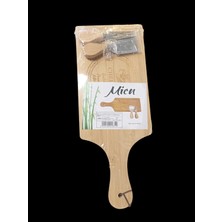 Özgürce Bambu Saplı Peynir Kesme ve Sunum Tahtası, Şık ve Kullanışlı Tasarım