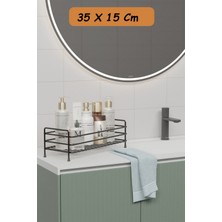 PremiumPort Paslanmaz Metal Çok Amaçlı Banyo ve Mutfak Organizeri