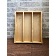 Özgürce 30X35 cm Ahşap Kaşıklık ve Servis Gereçleri Organizeri