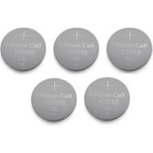 Urfakent Yuma CR2016 Süper Lityum 3V 5’li Kart Düğme Pil