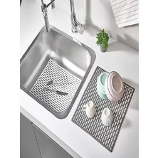 Teknotrust Mat Silikon Lavabo Koruyucu, Çizilmez ve Uzun Süre Dayanıklı