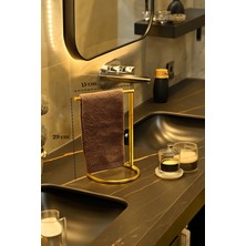 PremiumPort Modern Metal Dikey Havluluk, Çok Amaçlı Banyo Organizer, Paslanmaz, Şık Tasarım