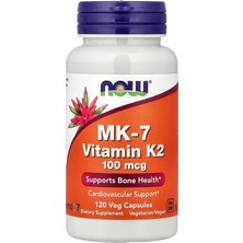 Now Foods Mk-7 Vitamin K-2 Menaq7 100 Mcg 120 Veg Capsules