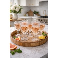 Özgürce Ayaklı 80 ml Su ve Kahve Yan Bardağı, 6'lı Set
