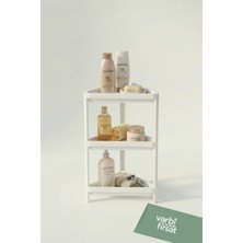 PremiumPort Üçgen Çok Katlı Köşe Rafı, Banyo Düzenleyici, Pratik ve Şık Tasarım