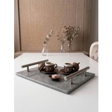 Özgürce Şık Porselen Dekoratif Söz Nişan Tepsisi, Sunum ve Dekorasyon Için Ideal